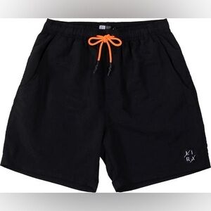 Lira Athletic Men’s Court Volley Jogger Shorts Black Size Medium